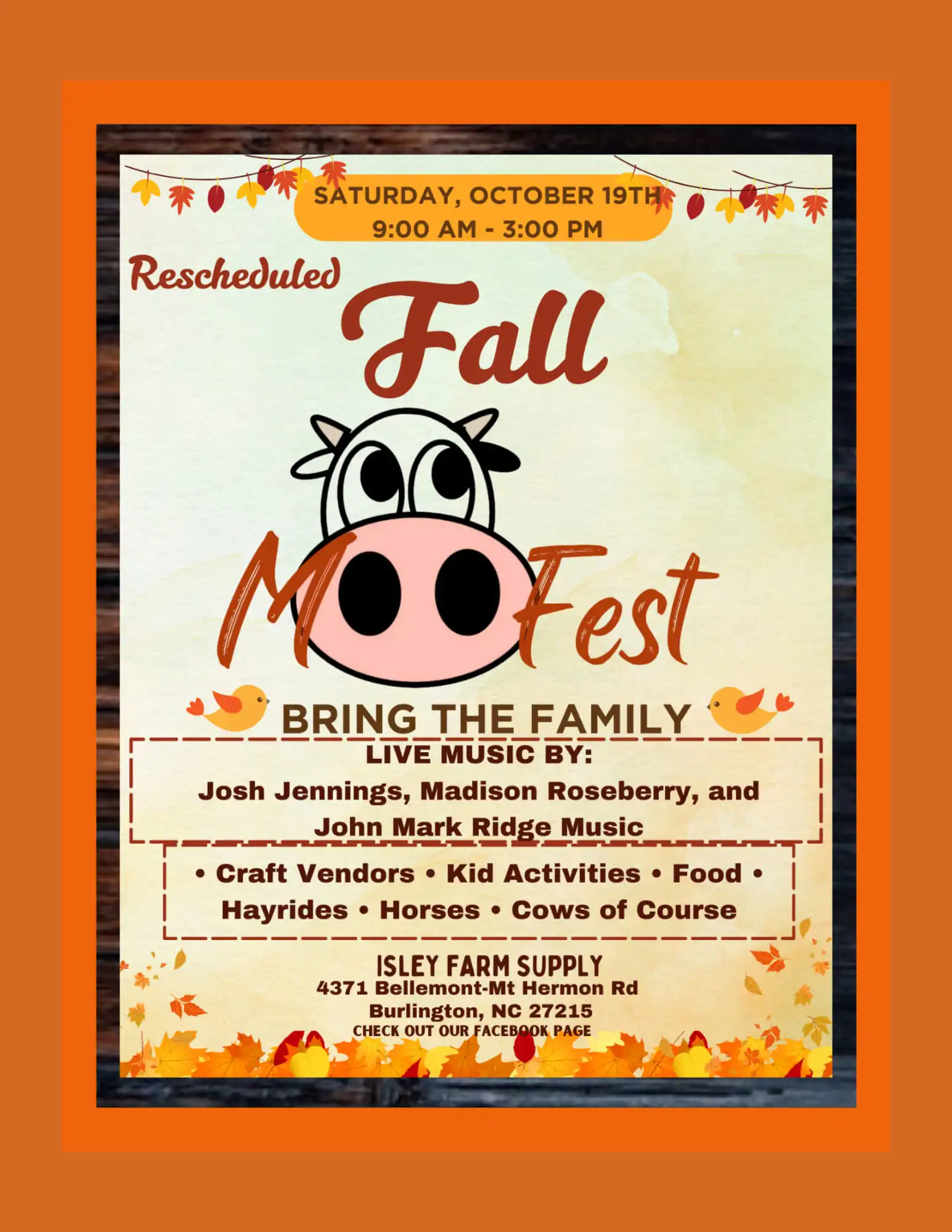 Moo-Fest at Isley Farm Supply